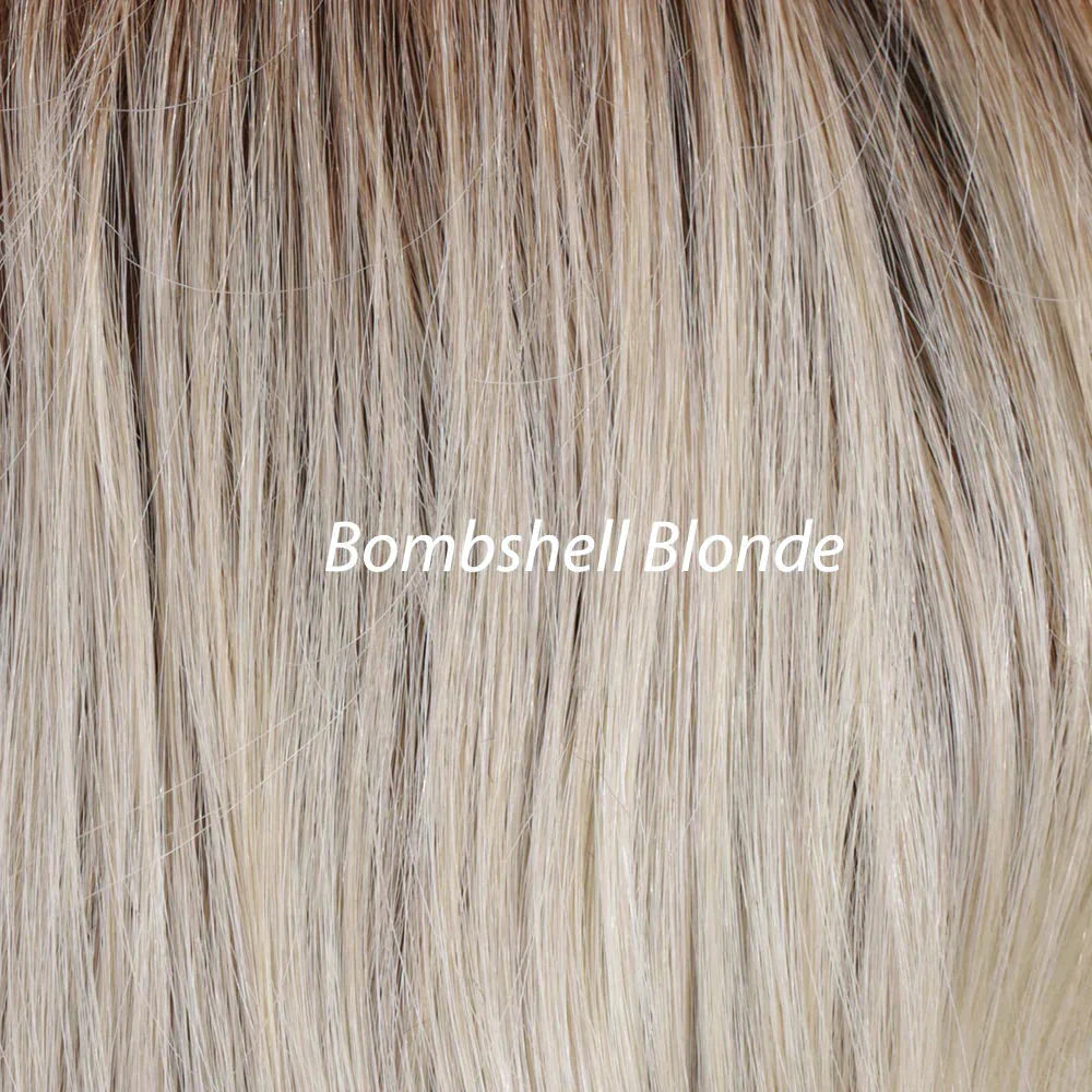 Belle Tress Topper - Lace Front Mono Topper Wave 14 - Sumptuous Strawberry