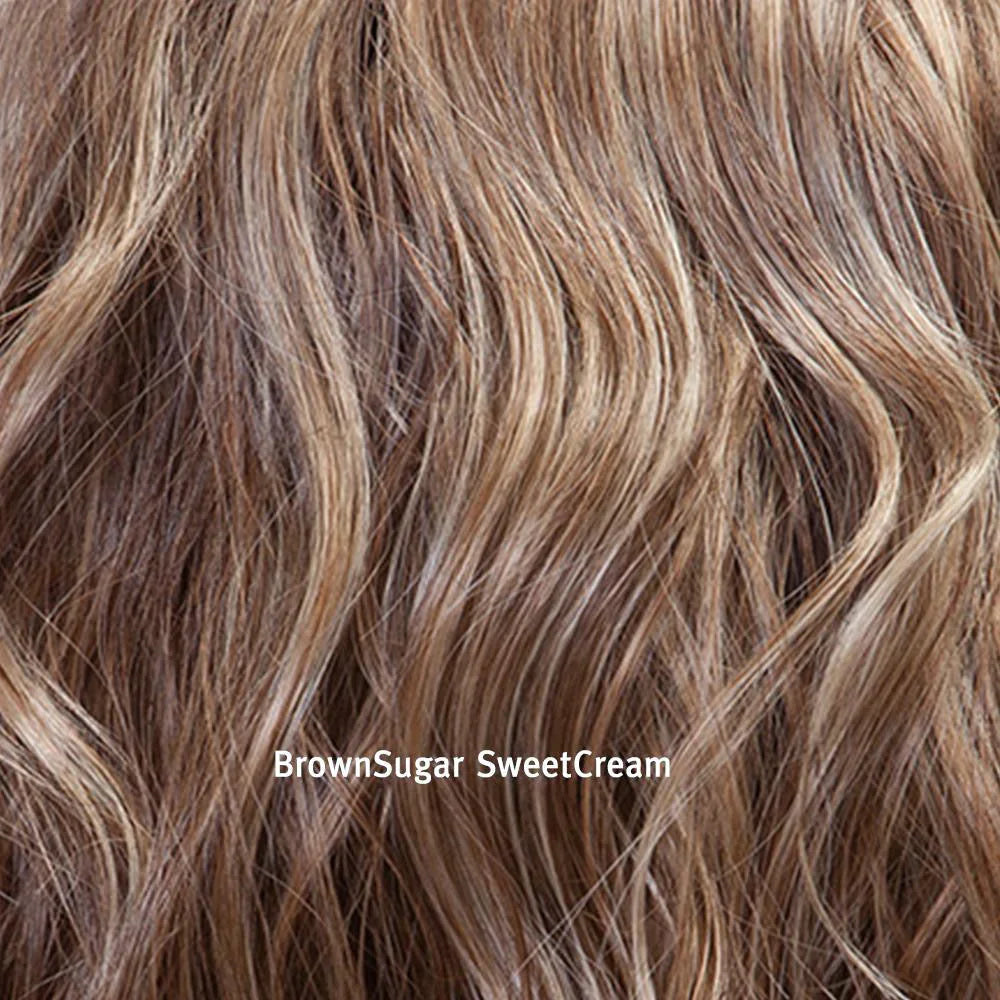 ! LACE FRONT MONO TOP BANGS 19 - Brown Sugar Sweet Cream