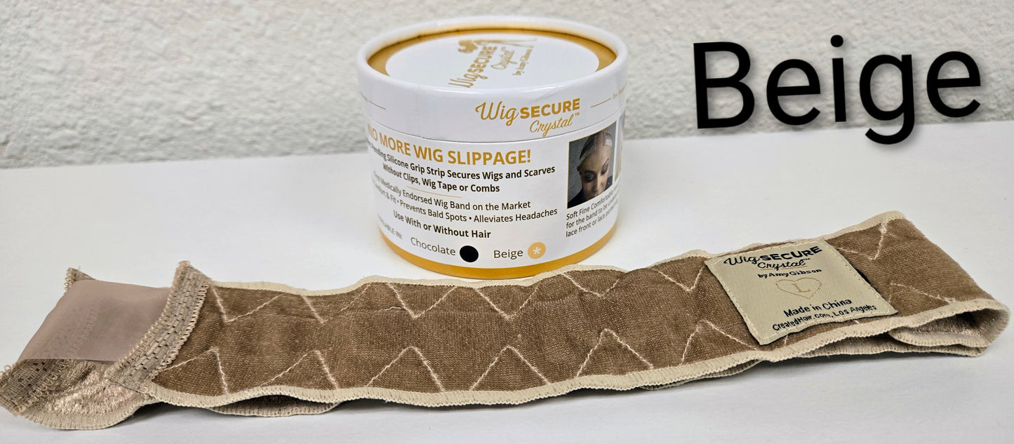WigSECURE Crystal® - Reversible Non-Slip Grip Band with Silk Front