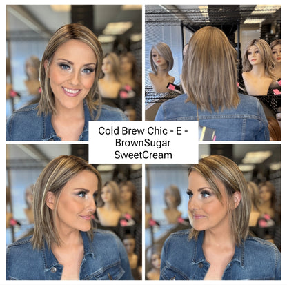 Cafe Collection - COLD BREW CHIC E - Full Mono - Belle Tress Wig - IN STOCK