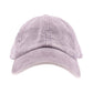Stonewashed Corduroy Criss Cross High Pony C.C Ball Cap BT10