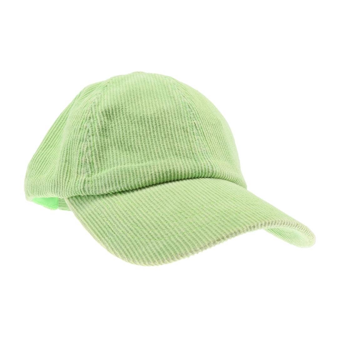 Stonewashed Corduroy Criss Cross High Pony C.C Ball Cap BT10
