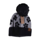 Daisy Patterned Faux Fur C.C Beanie HAT4009