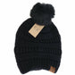 Super Soft Matching Fur Pom C.C Beanie HAT7002