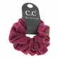 C.C Corduroy Ponytail Scrunchie for Women