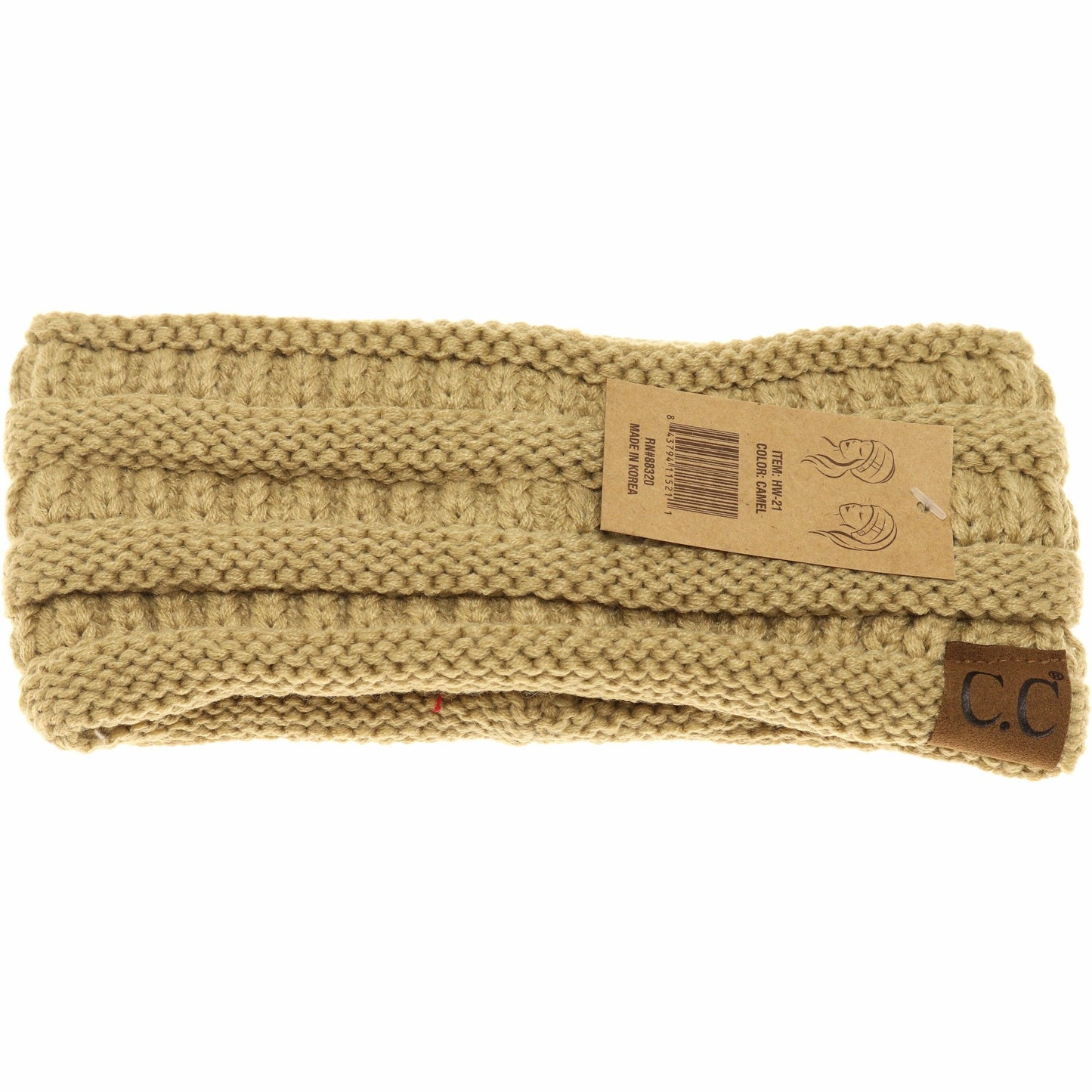 Solid Ribbed Women's Fashion Headband