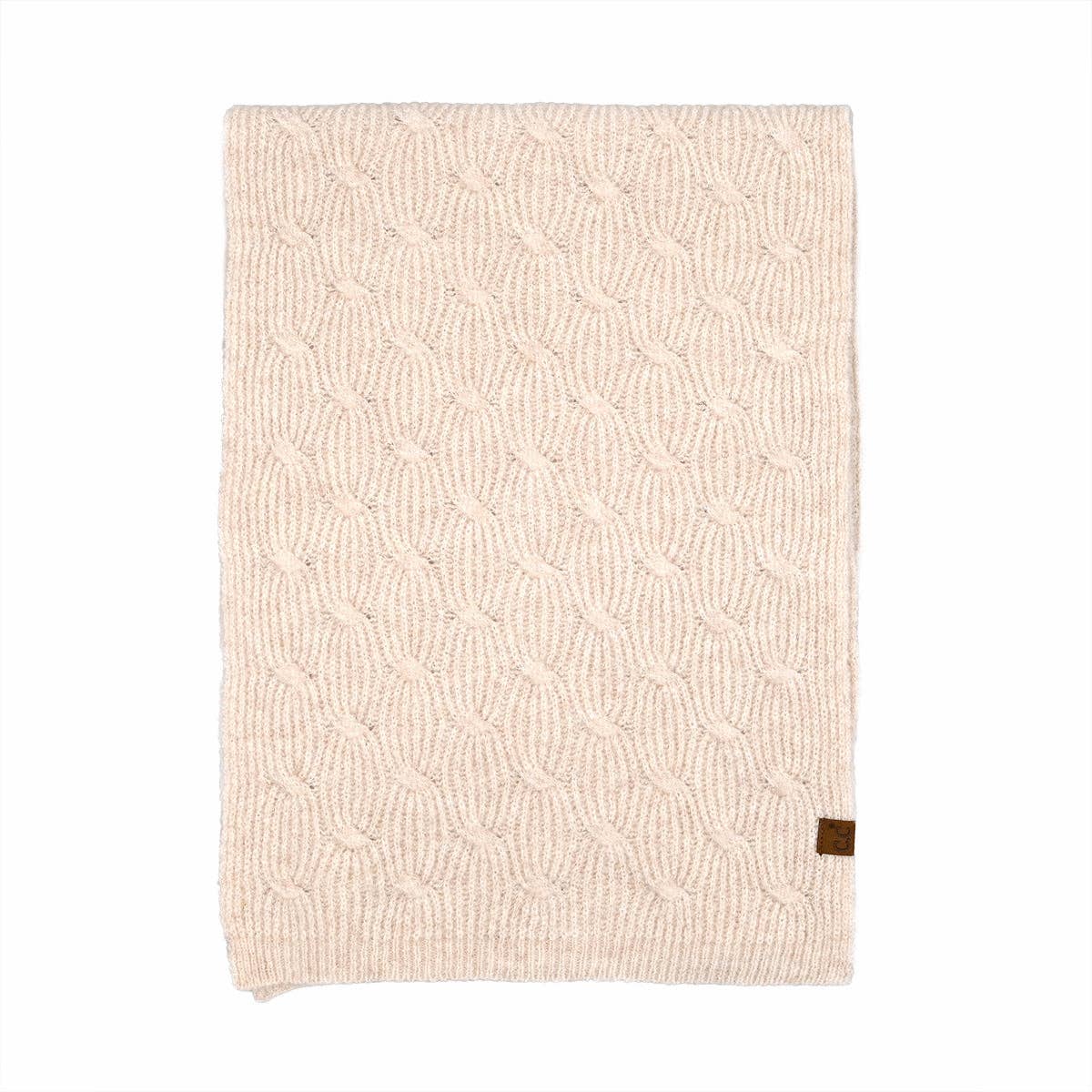 Chain Link Knitted C.C Scarf SFE0102