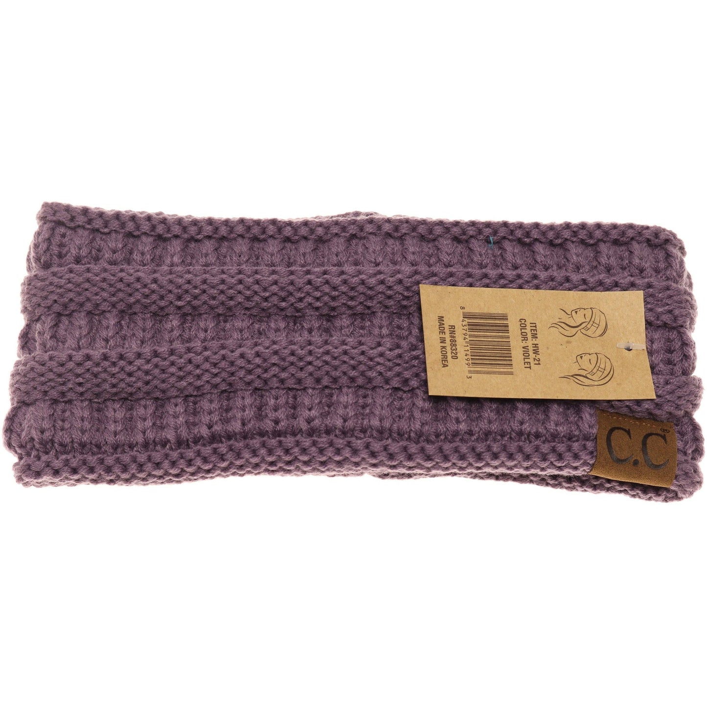 Solid Ribbed Women's Fashion Headband