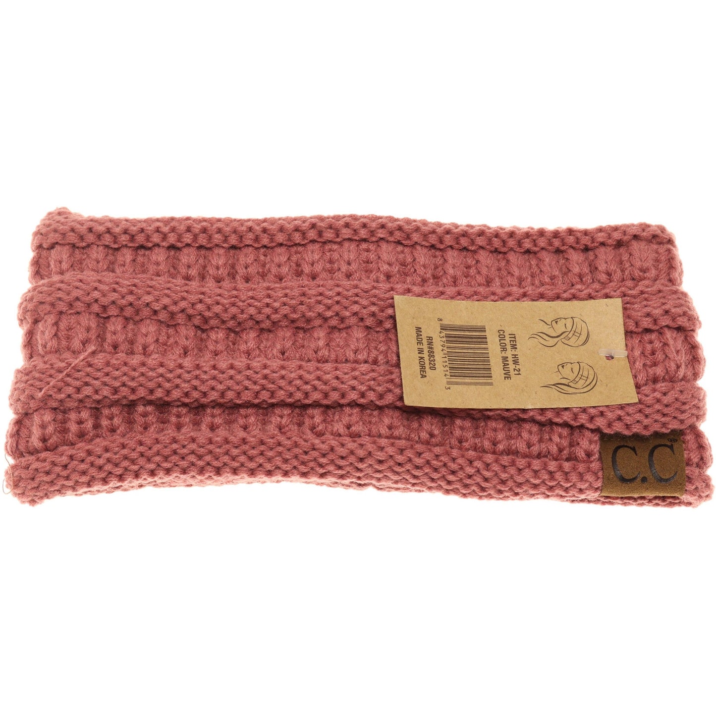 Solid Ribbed Women's Fashion Headband