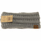 Solid Ribbed Women's Fashion Headband