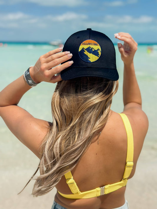 Unisex Embroidered Yellowstone Patch C.C Ball Cap MBA7019