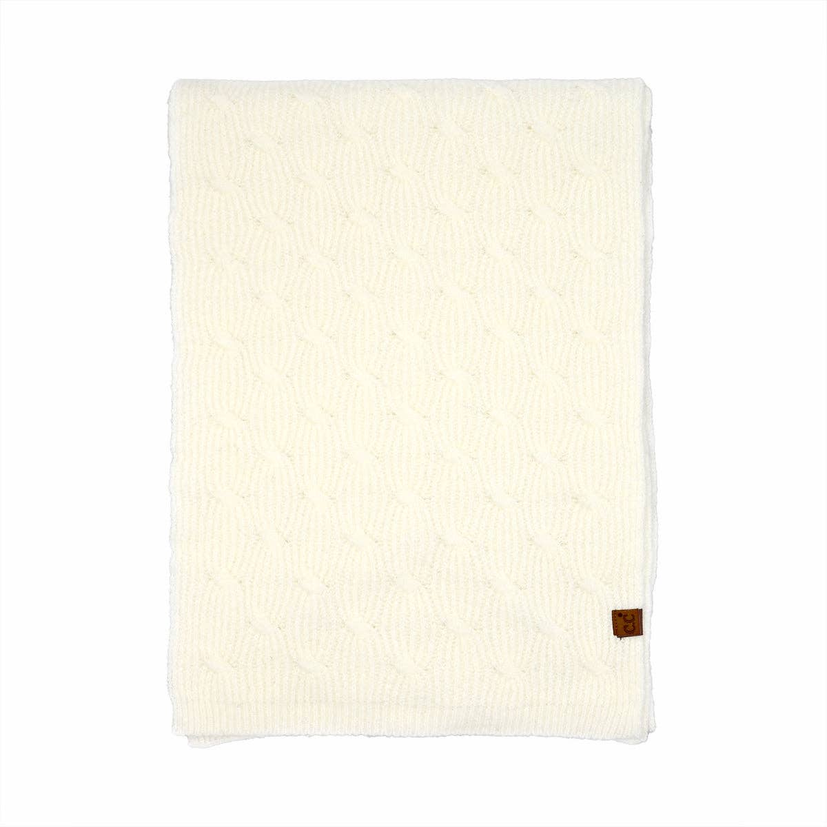 Chain Link Knitted C.C Scarf SFE0102
