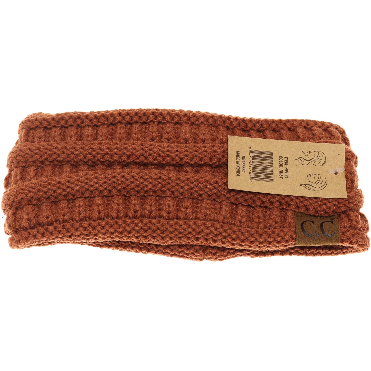 Solid Ribbed Women's Fashion Headband