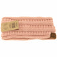 Solid Ribbed Women's Fashion Headband