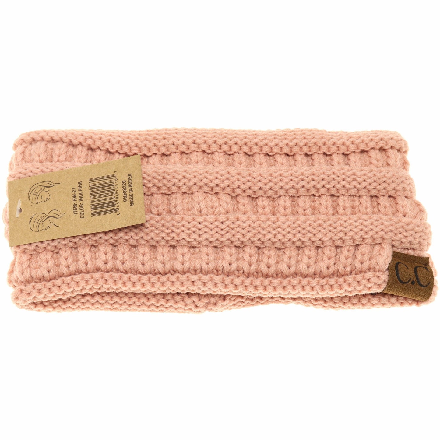 Solid Ribbed Women's Fashion Headband
