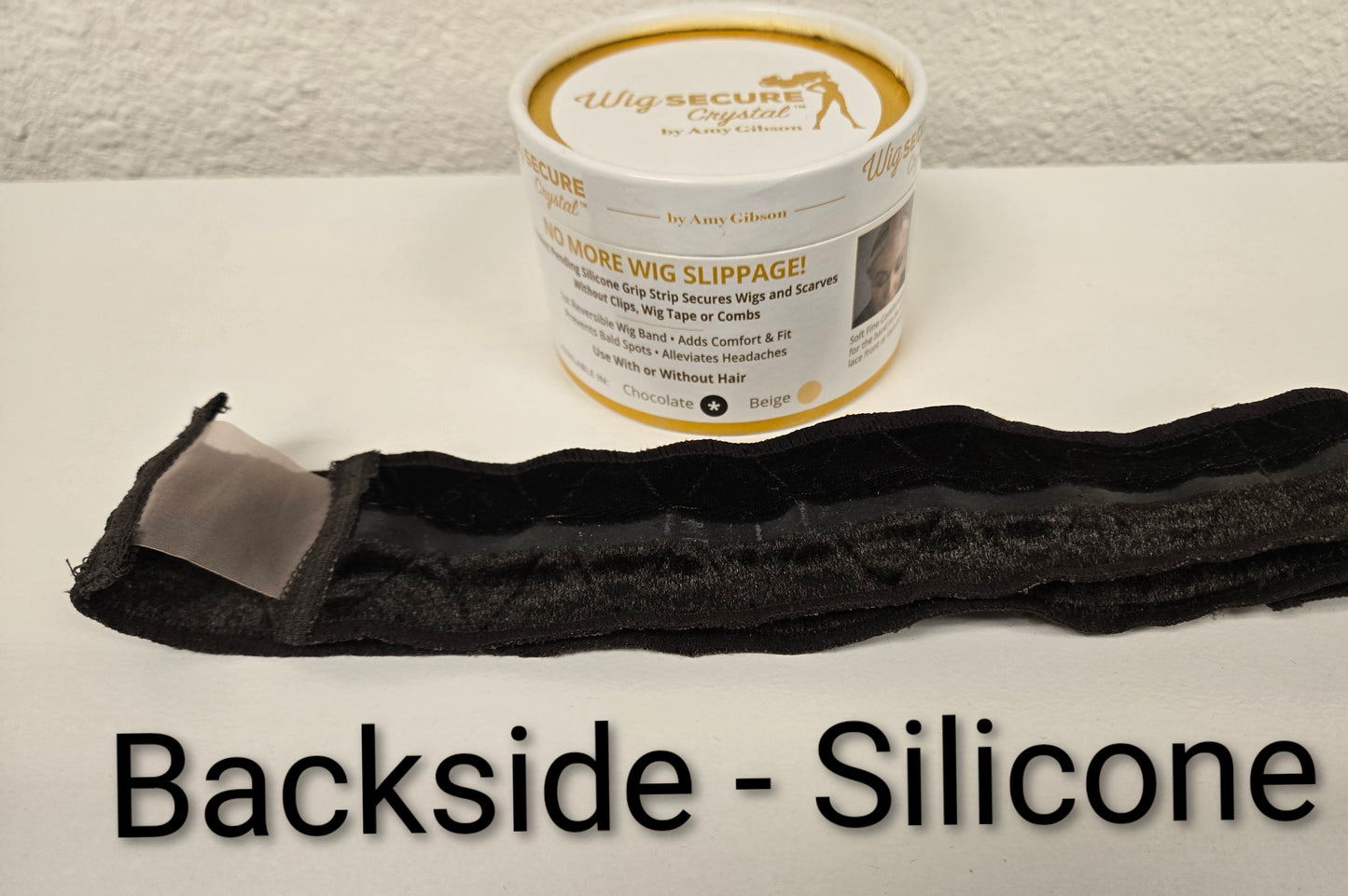 WigSECURE Crystal® - Reversible Non-Slip Grip Band with Silk Front