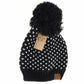 Heart Knit Pom Beanie HAT2088