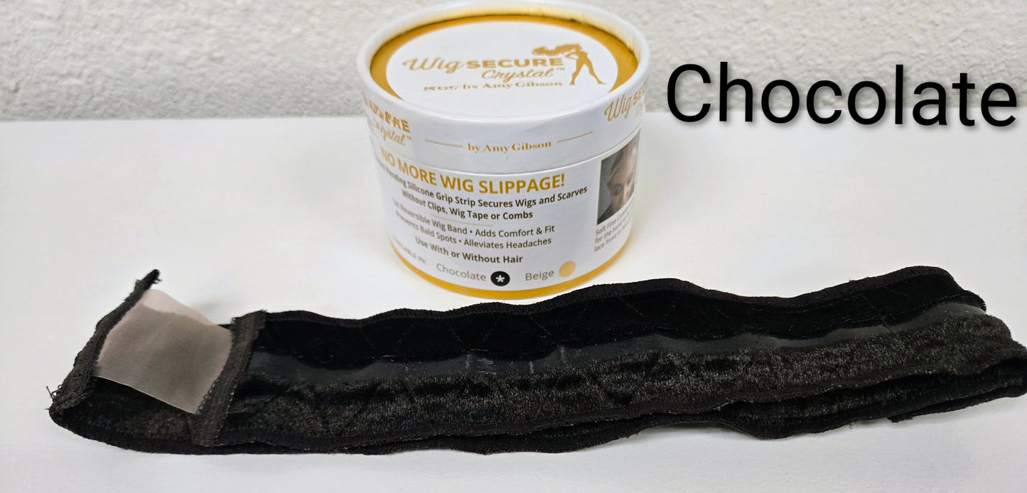 WigSECURE Crystal® - Reversible Non-Slip Grip Band with Silk Front