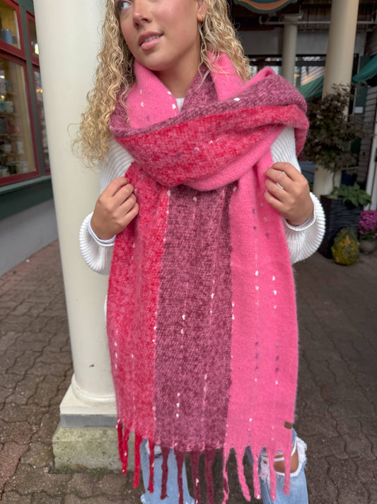 Multi Color Wide Stripe C.C Scarf SFC0123