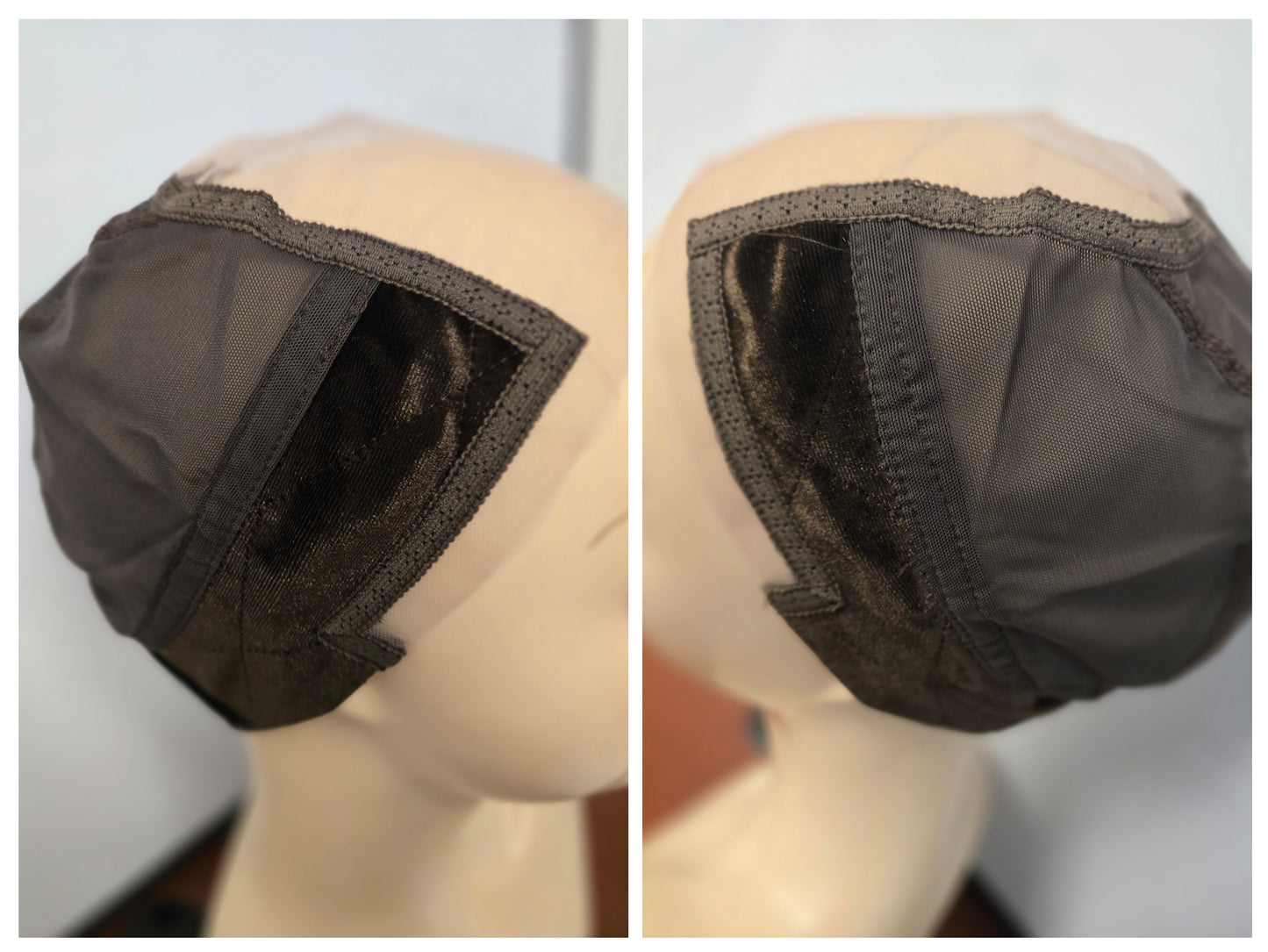 Kristi's LACEY Wig Panties - 1 ( wig grip cap)  BEIGE or BROWN