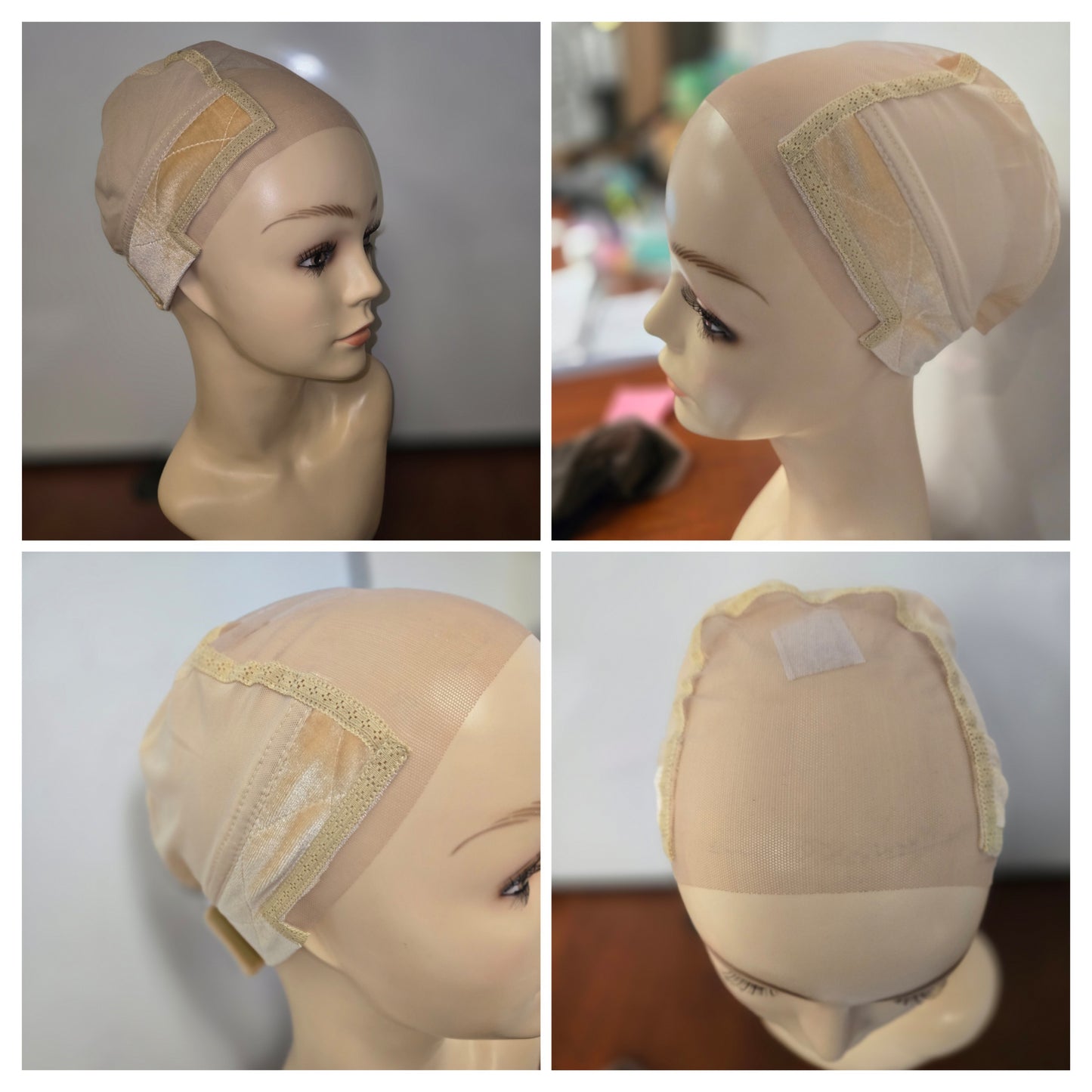 Kristi's LACEY Wig Panties - 1 ( wig grip cap)  BEIGE or BROWN