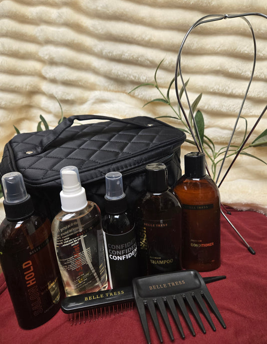 NEW Belle Tress Wig Care Bundle + Kristi's Triple Confidence Spray - 9pc - LIMITED QUANTITY!!!